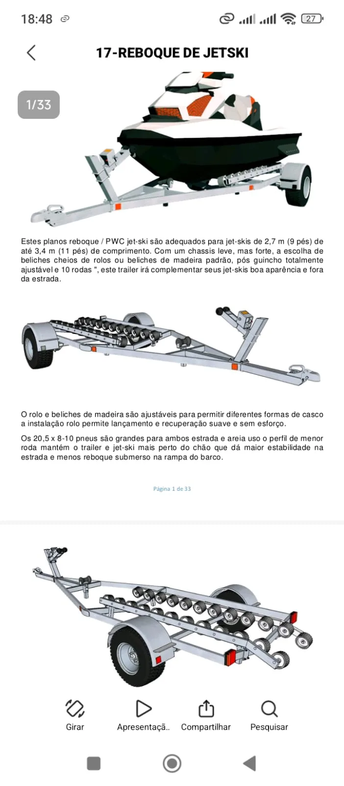 Projeto Reboque Jetski
